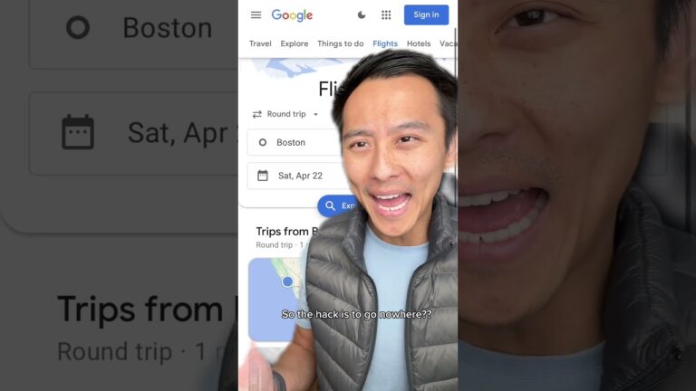 Google flight hack for cheaper flights